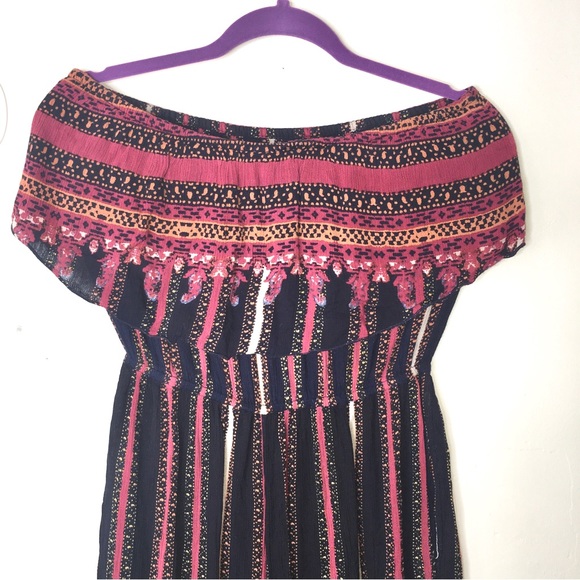 Free People Simone Flounce Boho Strapless Jumpsuit - Picture 8 of 15